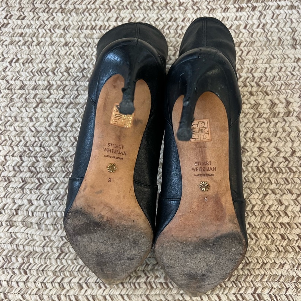 Stuart Weitzman Stuart 75 Stretch Bootie - Picture 7 of 7